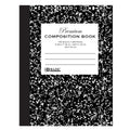Black Marble Composition Notebook - Wide-Ruled, 100 Sheets, School & Office Use