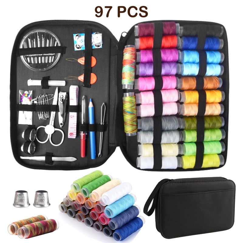 Travel Sewing Kit for Adults & Beginners Portable Hand Repair Supplies Compact