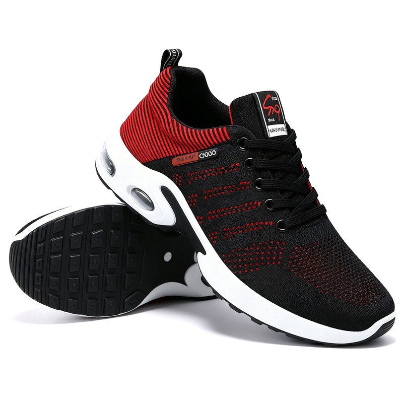 Men's Lightweight Breathable Athletic Sneakers with Arch Support - Gym & Running Shoes