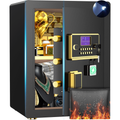 Large 3.5 Cu Ft Digital Home Safe with Fireproof Bag & Alarm System