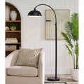 Black Finish Arch Dome Floor Lamp with Dimmable Light