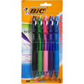 Retractable Ballpoint Pens 1.0mm Medium Point Assorted Ink Colors 5 Pack