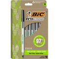 Ballpoint Pen Black 1mm Medium Point Recycled Plastic Long Lasting