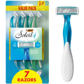 Disposable Women's Razor Set - 4-Blade with Moisture Strip, Assorted Pack