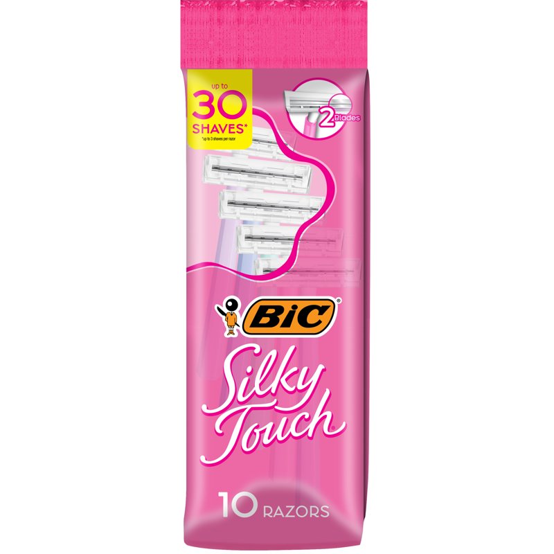 Disposable Women's Razors with 2 Blades, Pastel Handles - Pack of All Variants
