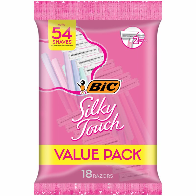 Disposable Women's Razors with 2 Blades, Pastel Handles - Pack of All Variants