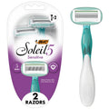Disposable Women's Razor with 5 Blades - Sensitive Skin, 2-Pack