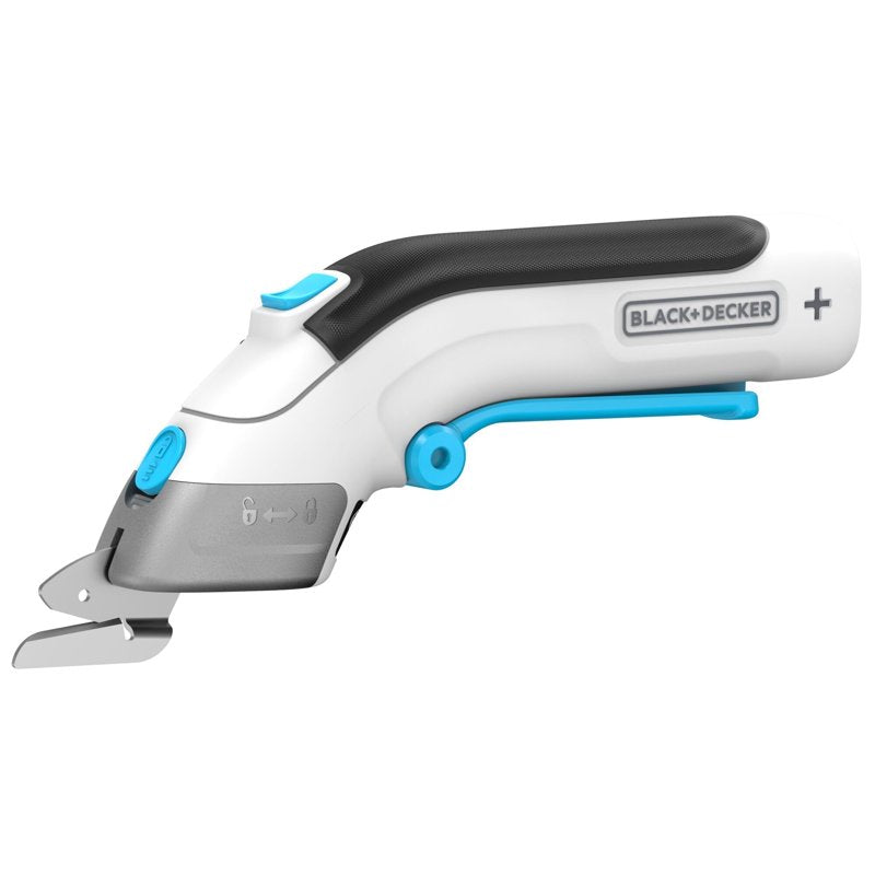 Cordless Crafting Scissors with Dual Blades - Black+Decker 4V MAX, Battery Operated