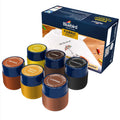 Pearlescent Fabric Paint Set - 6 Colors, Permanent & Washable Textile Paints