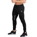 Men's Slim Tapered Workout Joggers with Breathable Fabric & Zipper Pockets