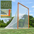 6' x 6' Lacrosse Goal with Nylon Net, Steel Frame for Practice & Training