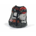 Mesh Ball Carrier with Shoulder Strap - 28x22 Vinyl & Mesh Bag for Sports Equipment