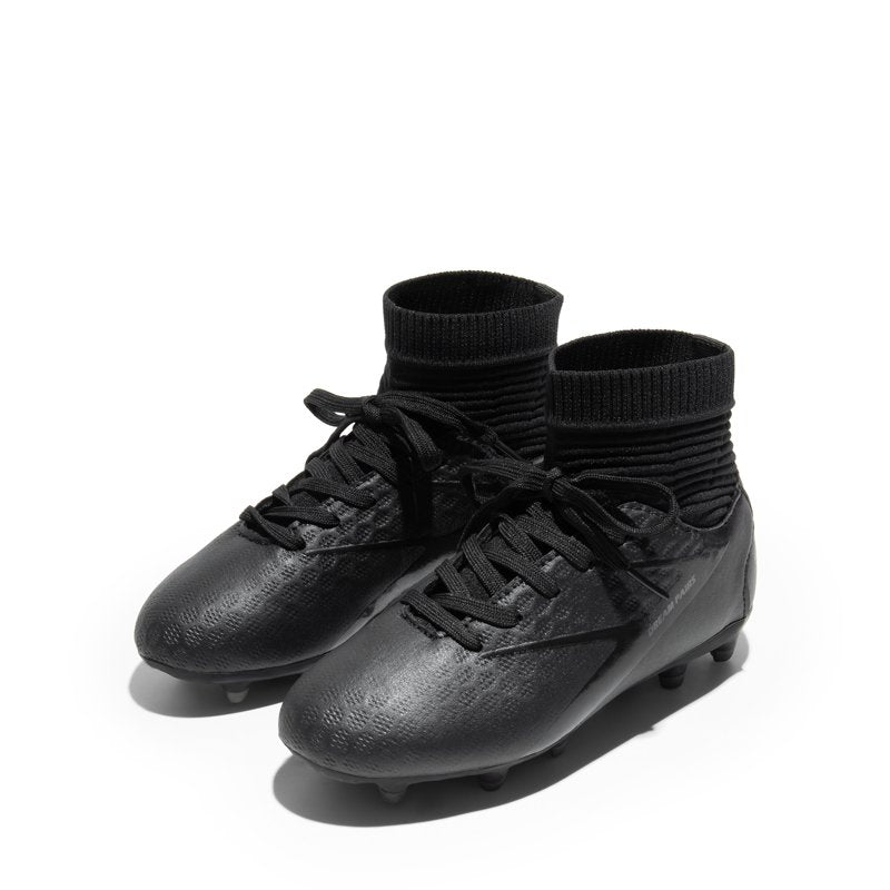 Burudani Kids Soccer Cleats Shoes Black - Lightweight Traction & Durable Cleats (Variation of THIS listing: ALL/BLACK)