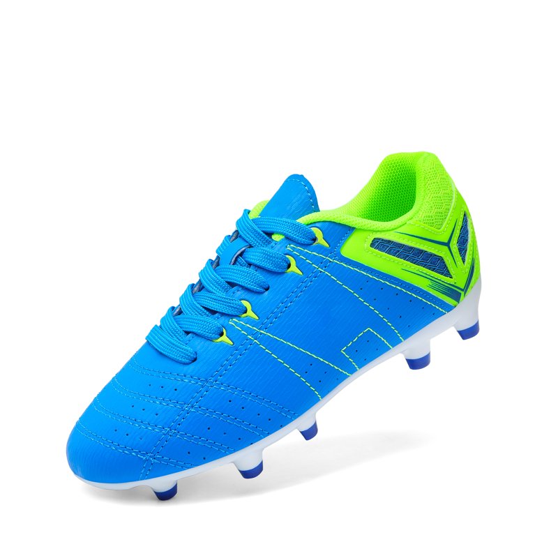 Soccer Shoes Kids - Burudani Outdoor Cleats Royal Lemon Green Size 11 (Little Kid) - Rotational Traction
