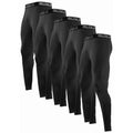 Men's Athletic Leggings Set - Performance Sports Tights for Workout & Running