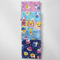 Baby Shark Cotton Fabric Bundle - 18x21 Inches, Multi-Color, 5 Pieces for Quilting & Crafts