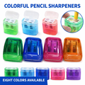 Manual Pencil Sharpener Double Hole Portable Office & School Supplies