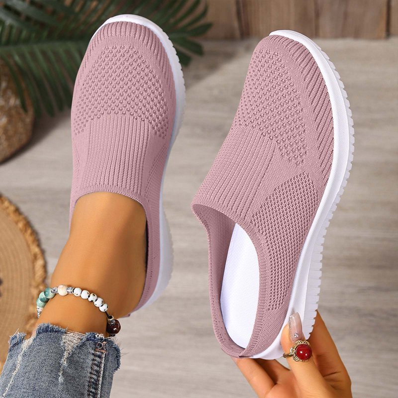 Women's Breathable Mesh Orthopedic Slip-On Loafers - Wide Width, Non-Slip Support Shoes