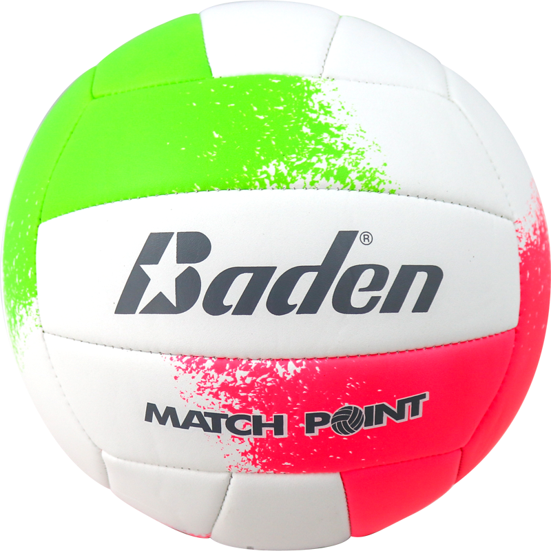 Official Size Recreational Volleyball - Cushioned Synthetic Leather, Indoor & Outdoor Use