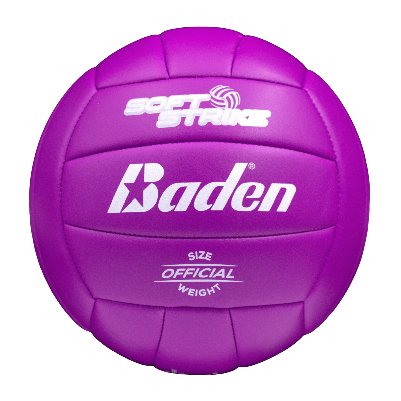 Baden Soft Strike Official Size Volleyball - Purple (Variation: Purple) Indoor/Outdoor