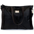 Vegan Leather Travel Tote Bag for Women - Spacious Weekender Bag with Interior Pockets