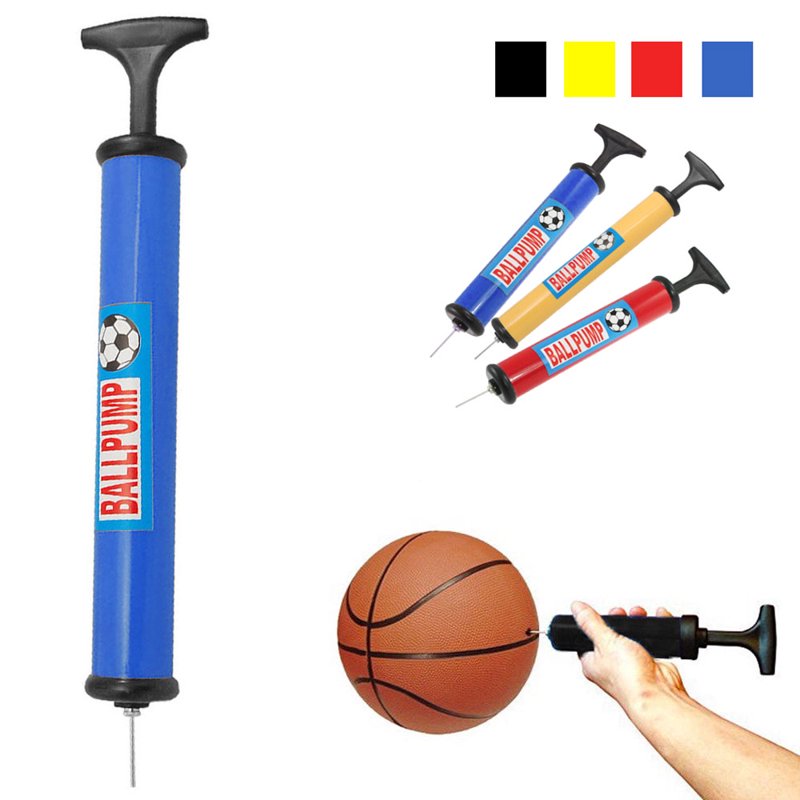 Ball Pump Handheld Inflator with Needle - For Basketball, Soccer, Volleyball