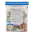 Blue Clear Deposit Bags 9x12 Inches Pack of 100 - Tamper-Evident Money Bags