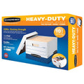 Heavy Duty File Storage Boxes 10-Pack - Durable Letter & Legal Size