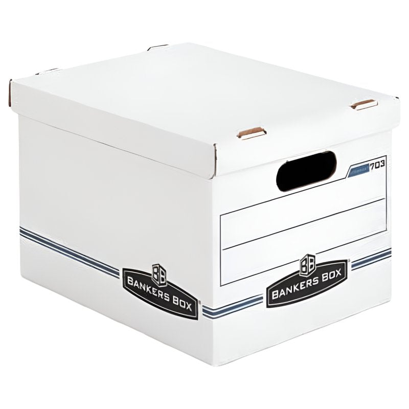 Heavy Duty Storage Boxes 10x12x15 Inches - Pack of 10 for Home & Office Organization