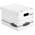 Heavy Duty Storage Boxes 10x12x15 Inches - Pack of 10 for Home & Office Organization