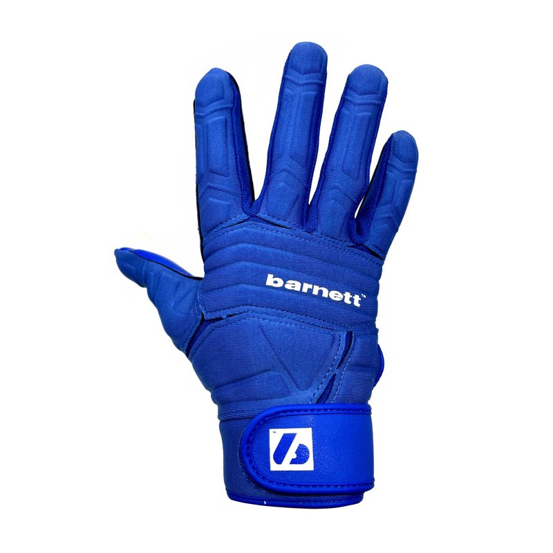 American Football Linemen Gloves - Blue, Professional Grade, Unisex