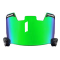 Football Helmet Visor Revo Green Universal Fit Anti-Fog UV Shield