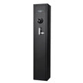 Biometric Rifle Safe with Keypad and 4-Position Rack - 66 lbs