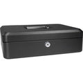 Large Cash Box with Key Lock, Secure Money & Valuables Storage