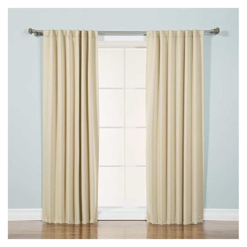 Thermal Insulated Blackout Curtains - Energy Saving Room Darkening Panels