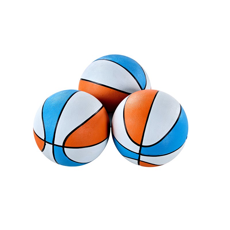 Size 3 Rubber Basketballs 7-inch 3-Pack for Indoor & Outdoor Arcade Games