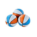 Size 3 Rubber Basketballs 7-inch 3-Pack for Indoor & Outdoor Arcade Games