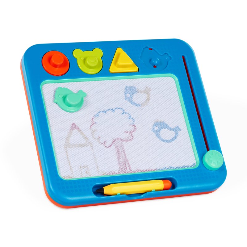 Magnetic Drawing Board for Kids with Color Reveal and Stamps - Toddler Art Toy