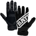 Youth Football Receiver Gloves Double Threat Tackified Grip Black
