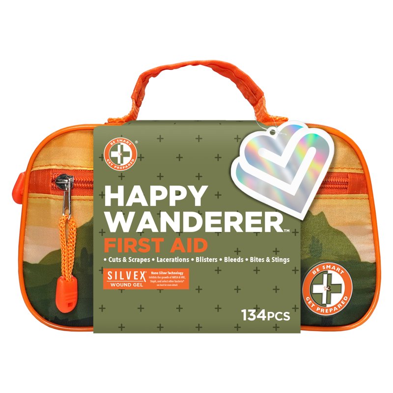 Outdoor First Aid Kit with 134 Pieces for Camping Hiking Travel