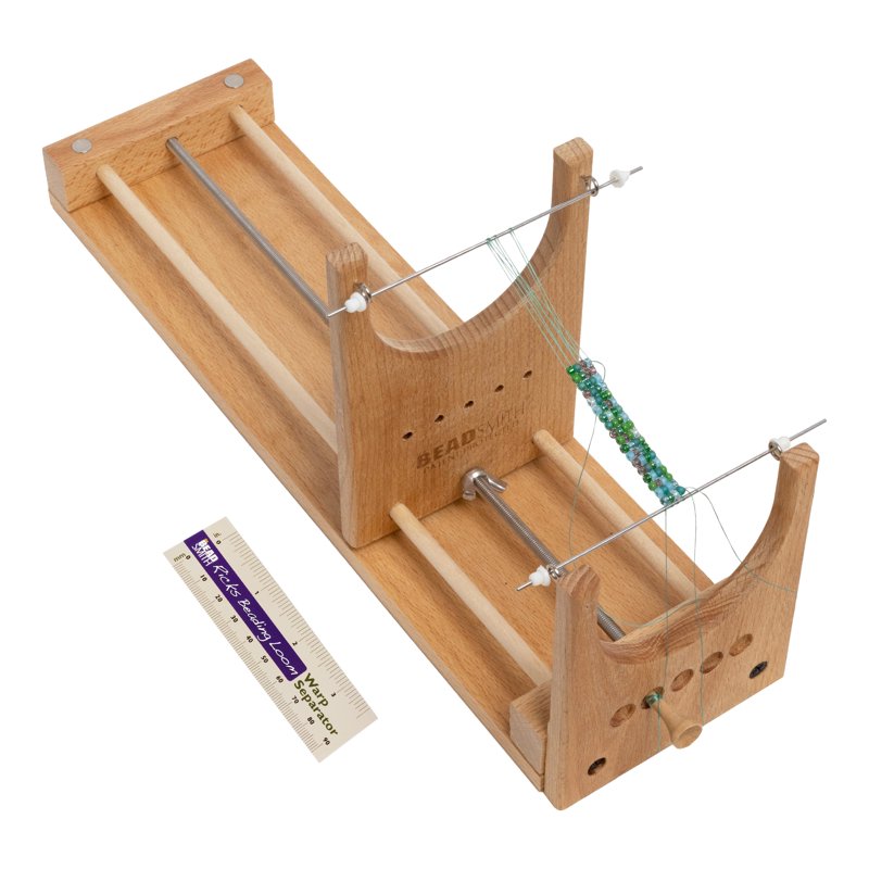 BeadSmith Ricks Bead Loom Kit for Beginners - Jewelry Making Craft Set