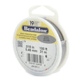 Beadalon 19 Strand Jewelry Wire .018" 100ft Bright Silver - Flexible Crafting Wire