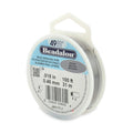 Beadalon 0.018 Inch 100 Ft Jewelry Crafting Wire - Bright Silver, 49 Strand