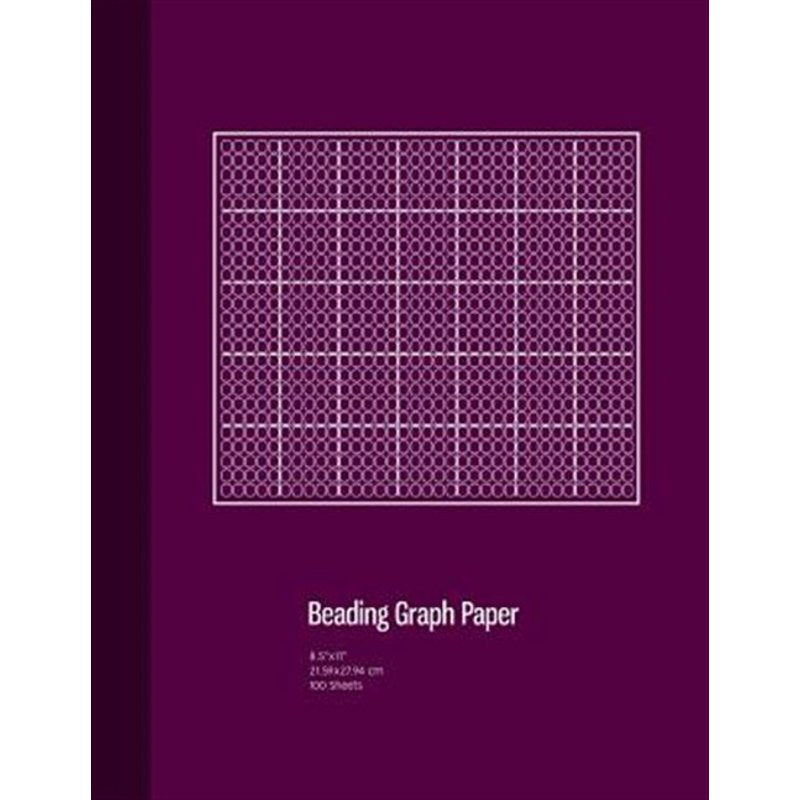 Beading Graph Paper Set - Peyote Stitch & Seed Beading Grid, 100 Sheets