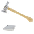 Jewelry Making Chasing Hammer & Steel Bench Block Set - Metalworking Tools