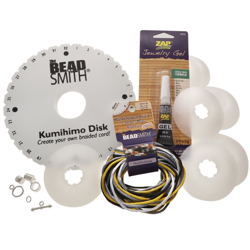 Kumihimo Jewelry Braiding Kit for Handmade Accessories - Starter Set