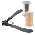 Jewelry Looper Kit with 1-Step Pliers & Tarnish-Resistant Wire Spools - Create Consistent Loops