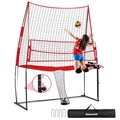 Adjustable Volleyball Practice Net System for Indoor Outdoor Training