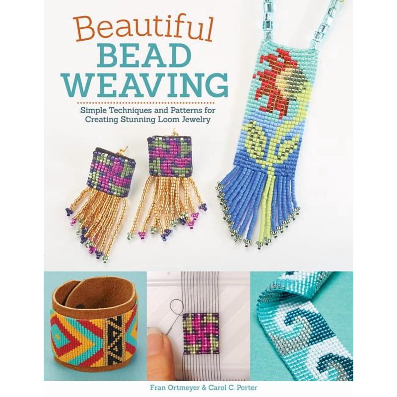 Bead Weaving Book for Loom Jewelry Making - Simple Patterns & Techniques