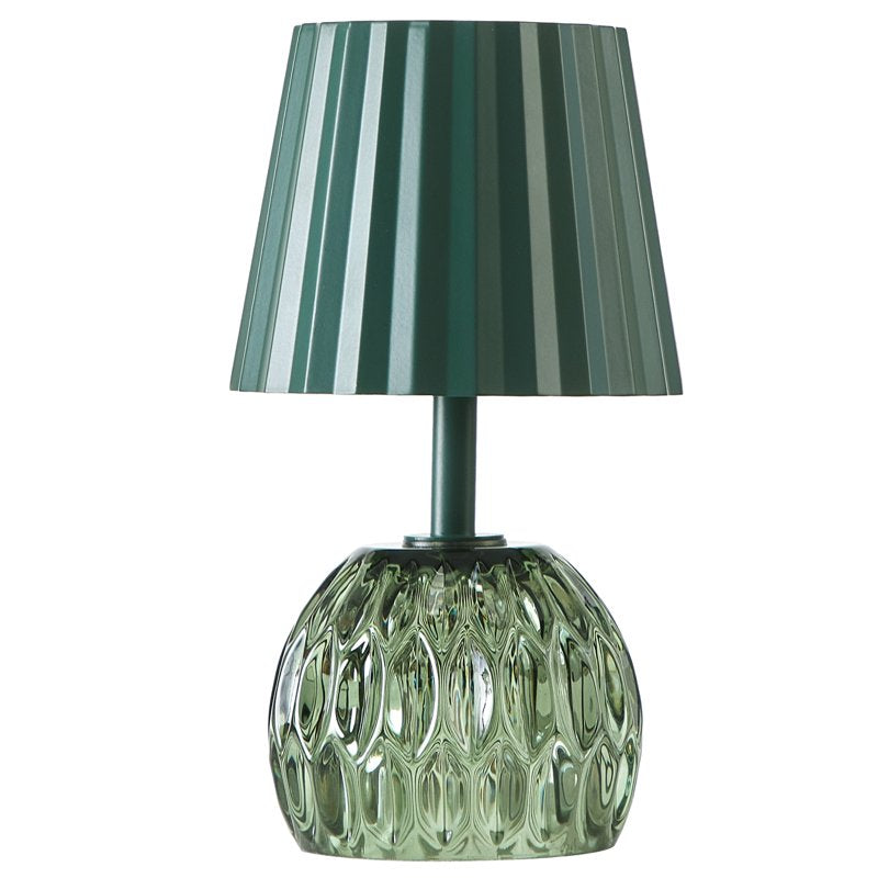 Rechargeable Table Lamp with Touch Sensor - Thyme Green, Portable, 7.9"